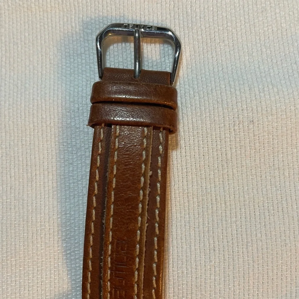 Vintage 90s Nautica Emerald Dial Quartz Diver Watch Used needs battery